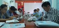 Đại diện Sở Du lịch báo cáo kết quả công tác PBGDPL của Sở Du lịch trong năm 2021  và 06 tháng đầu năm 2022