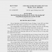 Bộ Tư pháp hướng dẫn nội dung tiêu chí, chỉ tiêu “tiếp cận pháp luật” trong đánh giá nông thôn mới và đô thị văn minh