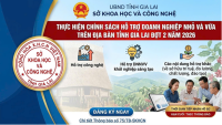 Thông báo về thực hiện chính sách hỗ trợ doanh nghiệp nhỏ và vừa trên địa bàn tỉnh đợt 2 năm 2026