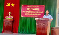 Hội nghị tập huấn nghiệp vụ, kỹ năng tuyên truyền pháp luật, hòa giải ở cơ sở năm 2026 trên địa bàn xã An Hòa