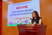 Nâng cao năng lực cho đội ngũ hòa giải viên ở cơ sở trên địa bàn xã Tuy Phước Tây