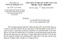 Tài liệu tuyên truyền các dự án Luật do Bộ Công an chủ trì soạn thảo trình Quốc hội khóa XVI tại Kỳ họp thứ 2