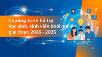 Triển khai Chương trình “Hỗ trợ học sinh, sinh viên khởi nghiệp giai đoạn 2026 - 2035”
