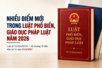 Nhiều điểm mới trong Luật Phổ biến, giáo dục pháp luật năm 2026