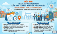 Phường Hoài Nhơn Tây: Sắp diễn ra Hội thi hòa giải viên ở cơ sở năm 2026