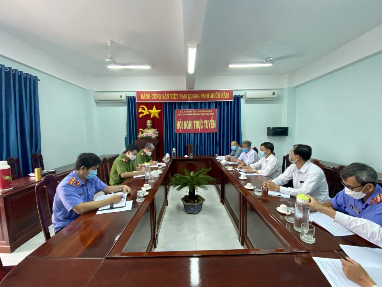 Hội đồng phối hợp liên ngành trợ giúp pháp lý trong hoạt động tố tụng tỉnh Bình Định kiểm tra công tác phối hợp đối với các cơ quan tiến hành tố tụng huyện Tây Sơn