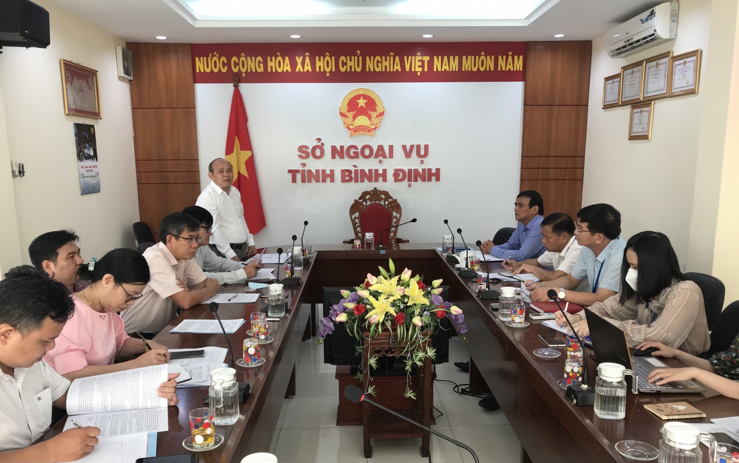 Kiểm tra công tác phổ biến, giáo dục pháp luật tại Sở Ngoại Vụ