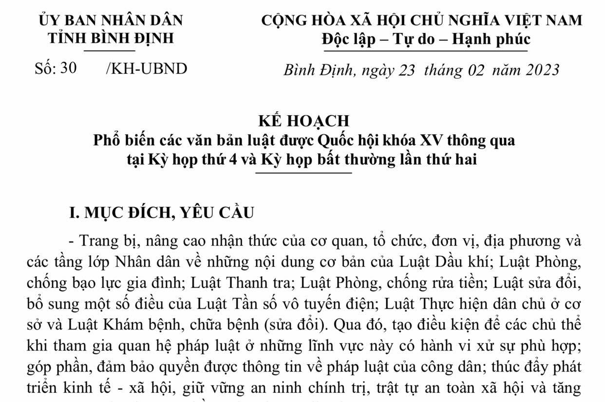 Phổ biến các văn bản luật được Quốc hội khóa XV thông qua tại Kỳ họp thứ 4 và Kỳ họp bất thường lần thứ hai