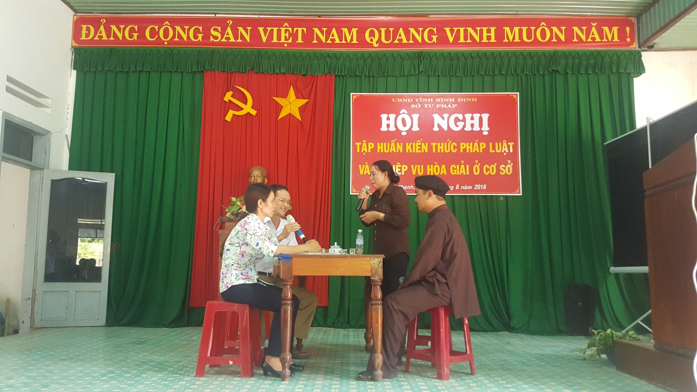 Hoạt động tập huấn, bồi dưỡng nghiệp vụ hòa giải ở cơ sở do Sở Tư pháp tổ chức