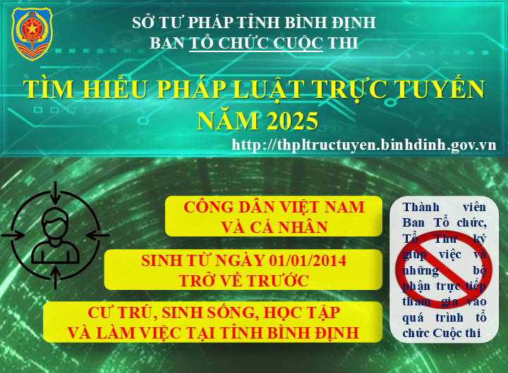Hướng dẫn tham gia Cuộc thi Tìm hiểu pháp luật trực tuyến năm 2025