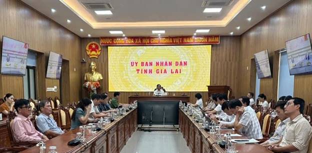 Quang cảnh Hội thảo tại điểm cầu của tỉnh